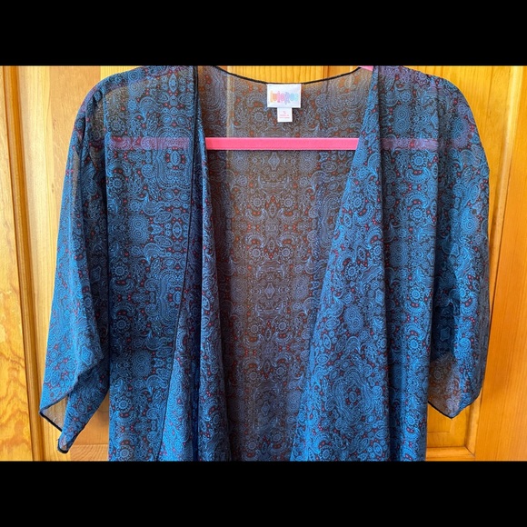 Lularoe bohemian fringe wrap size S - Picture 3 of 3